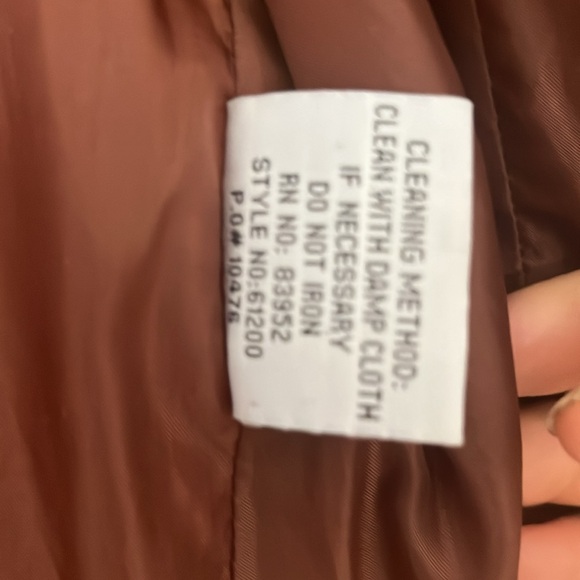 Vintage faux leather jacket sz S - Picture 8 of 8